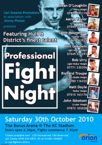 Hull30thOctPoster Ibbotson-Okoth Rematch
