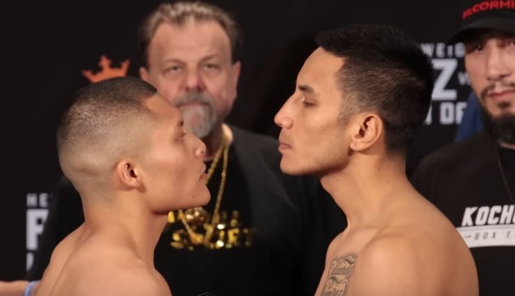 Isaac Cruz vs Eduardo Ramirez Fight Weigh in Face Off