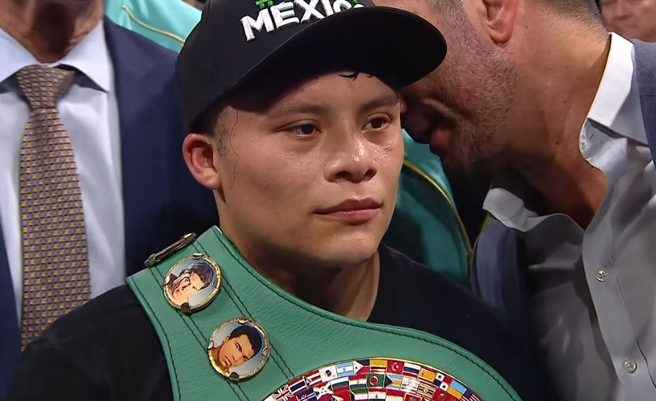 Isaac Cruz post fight interview for Nestor Bravo fight