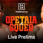 JAI OPETAIA VS. CLAUDIO SQUEO fight poster