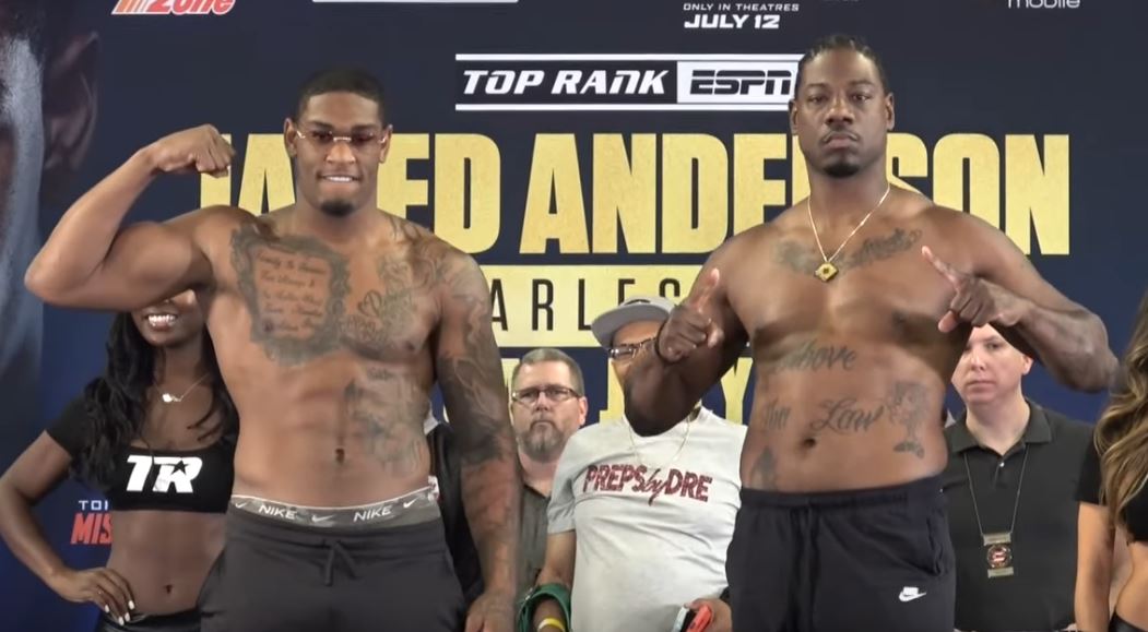 Jared Big Baby Anderson vs Charles Martin Fight Weigh in 2023