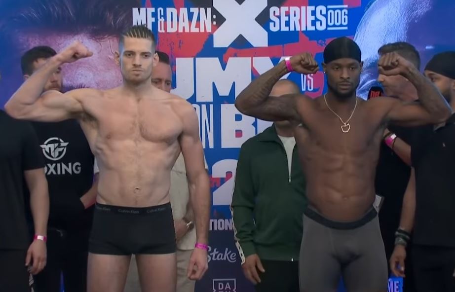 Misfits and DAZN Series 006 JMX VS LE'VEON BELL BOXING WEIGH IN
