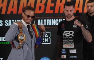 Jack Rafferty vs Mark Chamberlain press conference photo