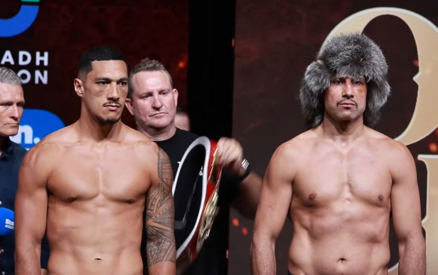 Jai Opetaia vs. Huseyin Cinkara fight weigh in on December 5