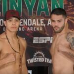 Jaime Munguia and Erik Bazinyan Fight Weigh in
