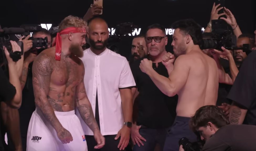 Jake Paul vs Julio Cesar Chavez Jr fight weigh in