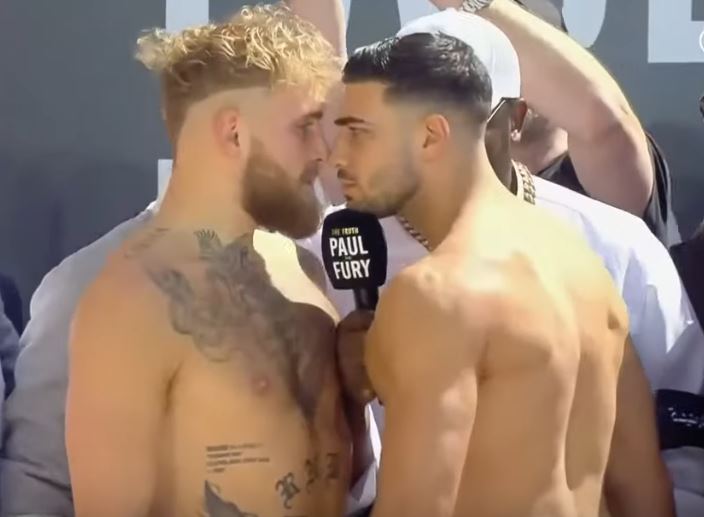 Jake Paul vs Tommy Fury boxing match weigh in 2023