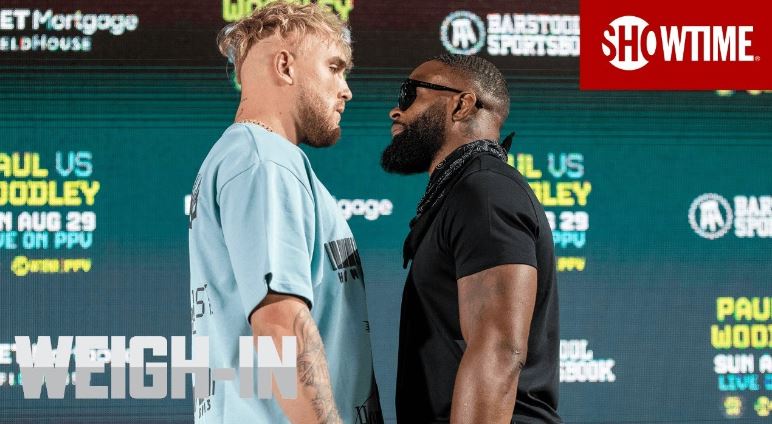Jake Paul vs. Tyron Woodley Live Stream Weigh In Video - Jake Paul Vs Tyron Woodley Free Online Stream