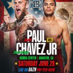 Jake Paul vs Julio Cesar Chavez Jr fight poster