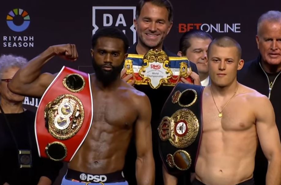 Boots Ennis and Eimantas Stanionis fight weigh in