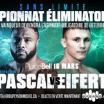 Jean Pascal vs Michael Eifert boxing match poster march 16 2023