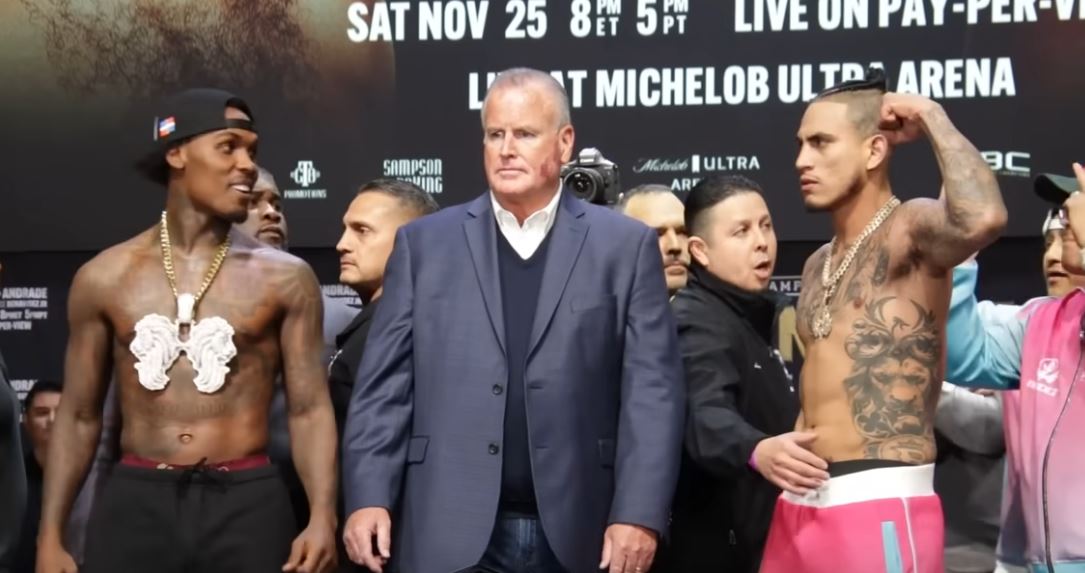 Jermall Charlo vs Jose Benavidez Jr Weigh in November 24 2023