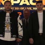 Joe Joyce and Filip Hrgovic at press conference