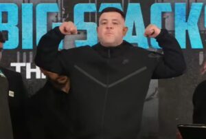 Jordan McCann misfits boxing weigh in