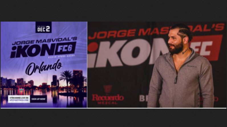 Jorge Masvidal ikon fc 6 Orlando december