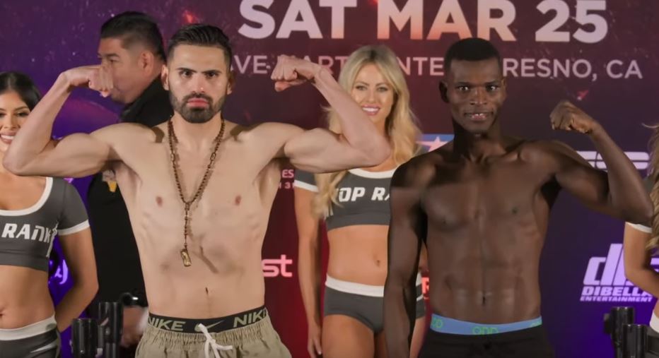 Jose Ramirez vs Richard Commey Fight Weigh in March 2023 ESPN Top Rank