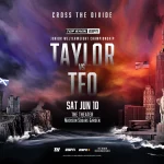 Josh Taylor vs Teofimo Lopez Fight Poster