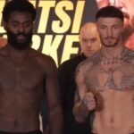 Joshua Buatsi vs Zach Parker weigh in photo