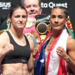 Katie Taylor vs Amanda Serrano rematch weigh in
