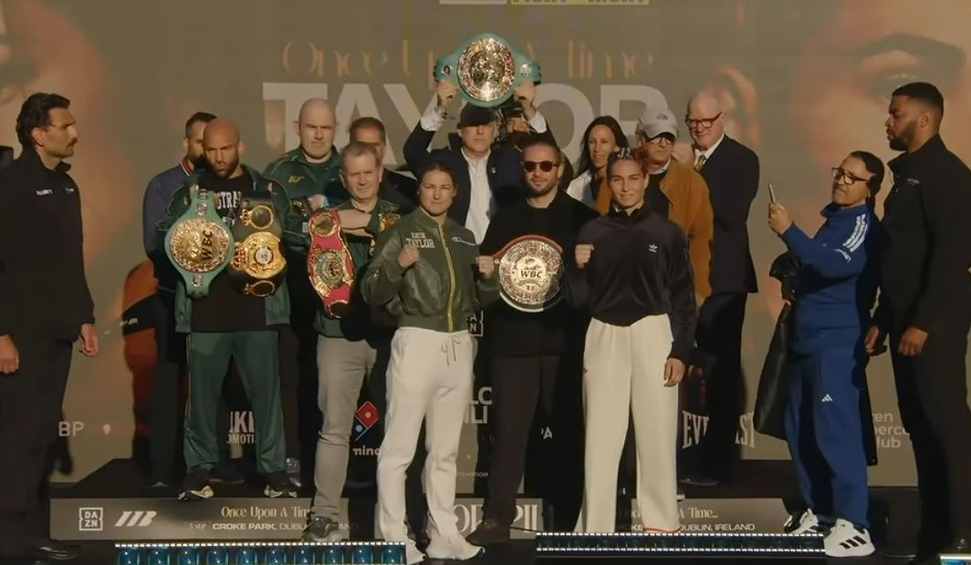 Katie Taylor vs Flora Pili farewell fight weigh in