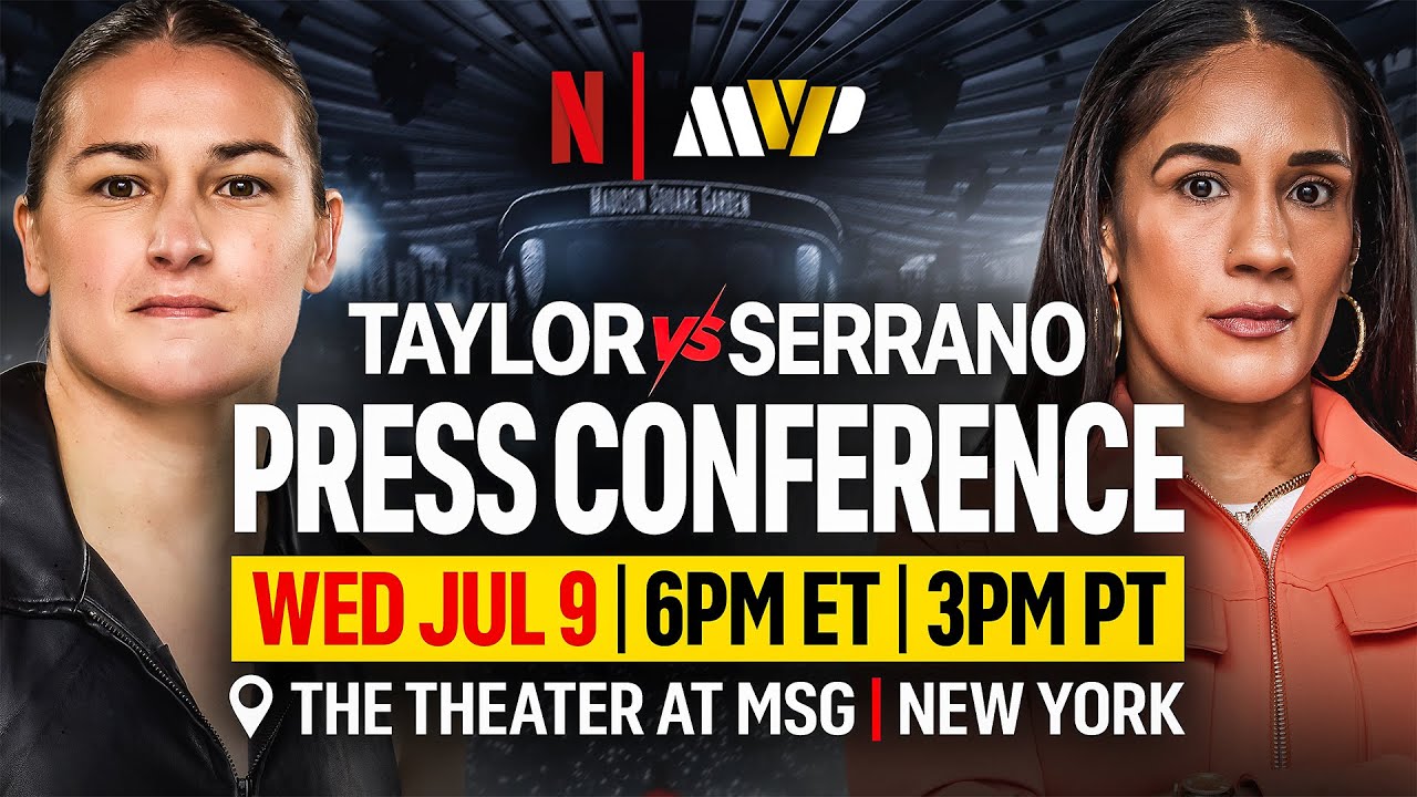 Katie Taylor vs. Amanda Serrano 3: Fight Week Press Conference Live