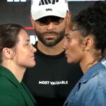 Katie Taylor and Amanda Serrano Face Off at New York Press Conference