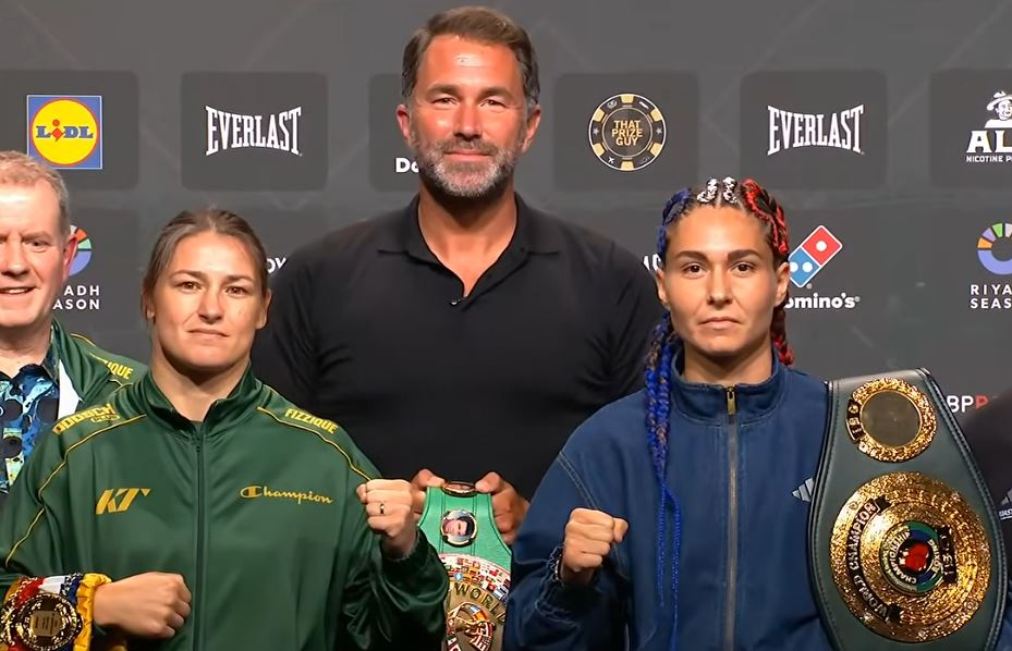 Irish star Katie Taylor final presser for fight with Flora Pili