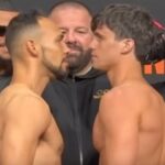 Keith Thurman and Brock Jarvis face to face