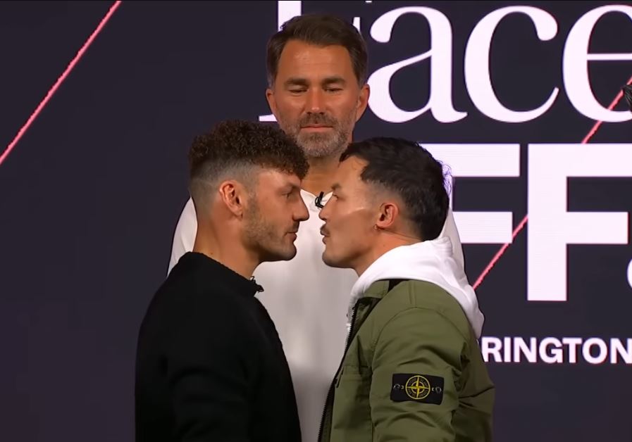 Leigh Wood Vs Josh Warrington 2 Face Off in UK