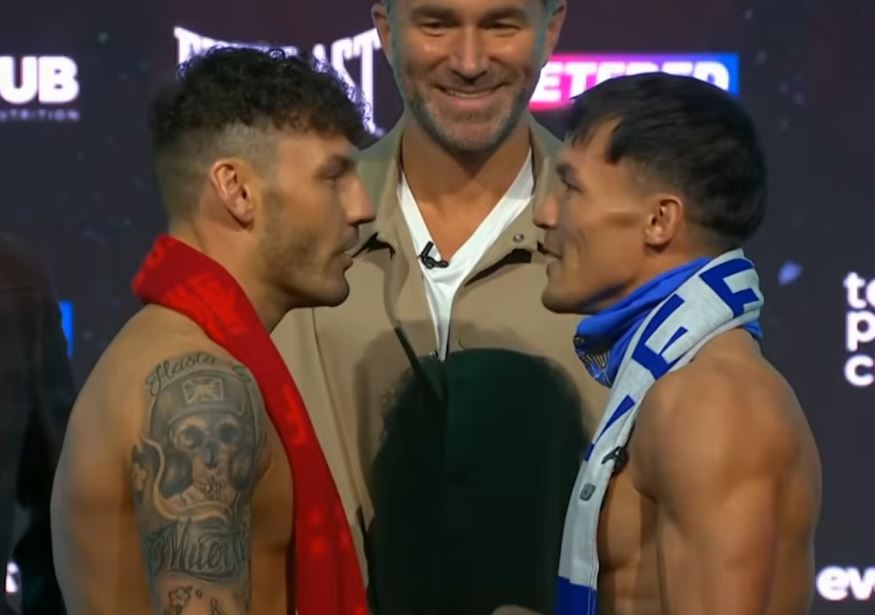 Leigh Wood and Josh Warrington Rematch weigh in