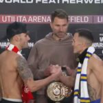 Leigh Wood vs. Josh Warrington October 6 2023 fight weigh in