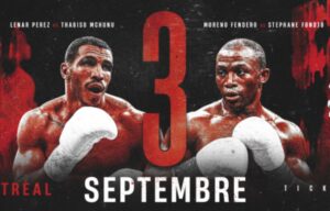 Lenar Perez vs. Thabiso Mchunu official fight poster