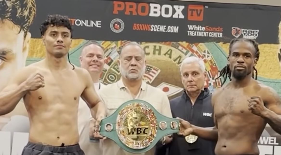 Lester Martinez and Aleem weigh in photo