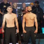 Liam Smith and Chris Eubank Jr weigh in September 2023