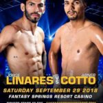 Jorge Linares Abner Cotto Fantasy Springs