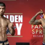 MANUEL "GUCCI" FLORES VS. WALTER SANTIBANES WEIGH-IN June 2023