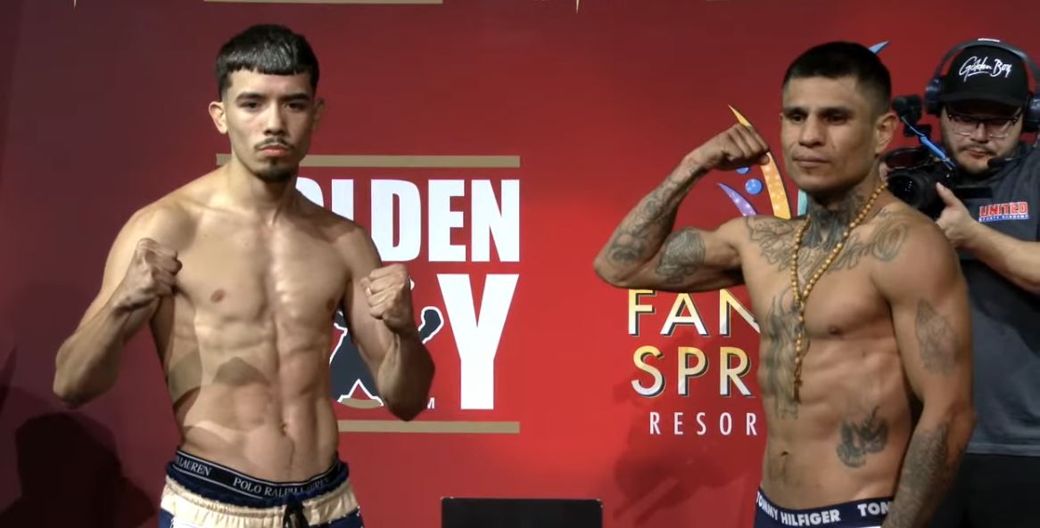 MANUEL "GUCCI" FLORES VS. WALTER SANTIBANES WEIGH-IN June 2023