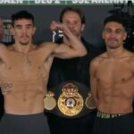 Mick Conlan and Jordan Gill weigh in December 1 2023