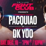 Manny Pacman Pacquiao versus DK Yoo Korea