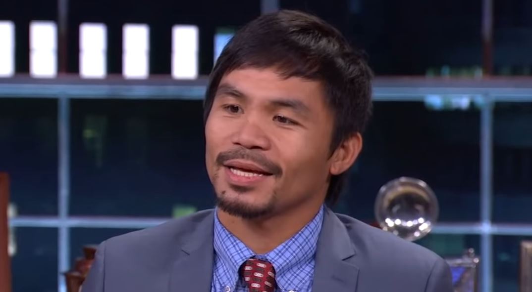 Manny Pacman Pacquiao on Regis Philbin Fox Sports show