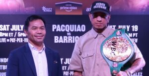 Manny Pacquiao vs Mario Barrios kickoff press conference