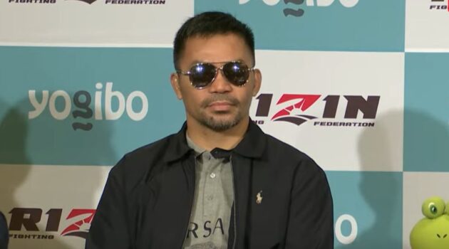 Manny Pacquiao in Japan for Super Rizin MMA 3