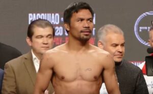 Pacquiao vs Thurman weigh in