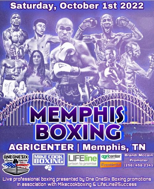 One One Six Promotions Memphis Boxing Poster