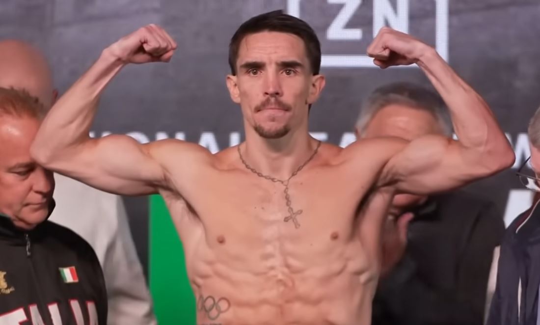 Michael Conlan weigh in for Walsh fight
