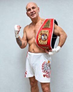 Michael Oleschak with UBF belt