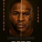 Tyson vs Mayweather fight poster 2026