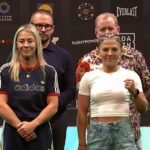 Molly McCann poses with Sylwia Doligala