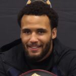 Moses Itauma smiles after his knockout of Jermaine Franklin