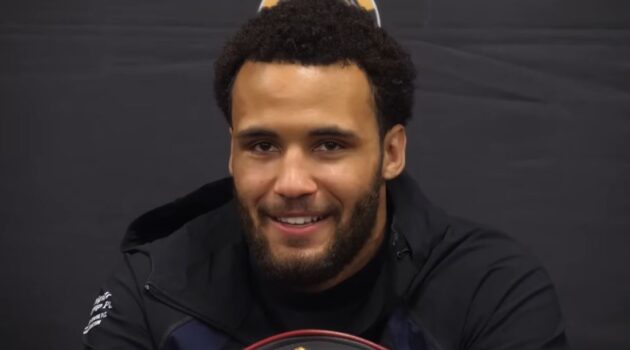 Moses Itauma smiles after his knockout of Jermaine Franklin